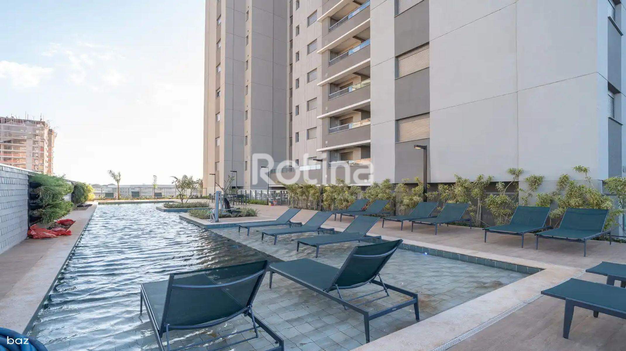 Apartamento à venda, 3 até 3 quartos em Uberlândia no bairro Gávea no valor de R$ R$ 886.994,00 até R$ 886.994,00 - Rotina Imobiliária: Piscina com raia e deck