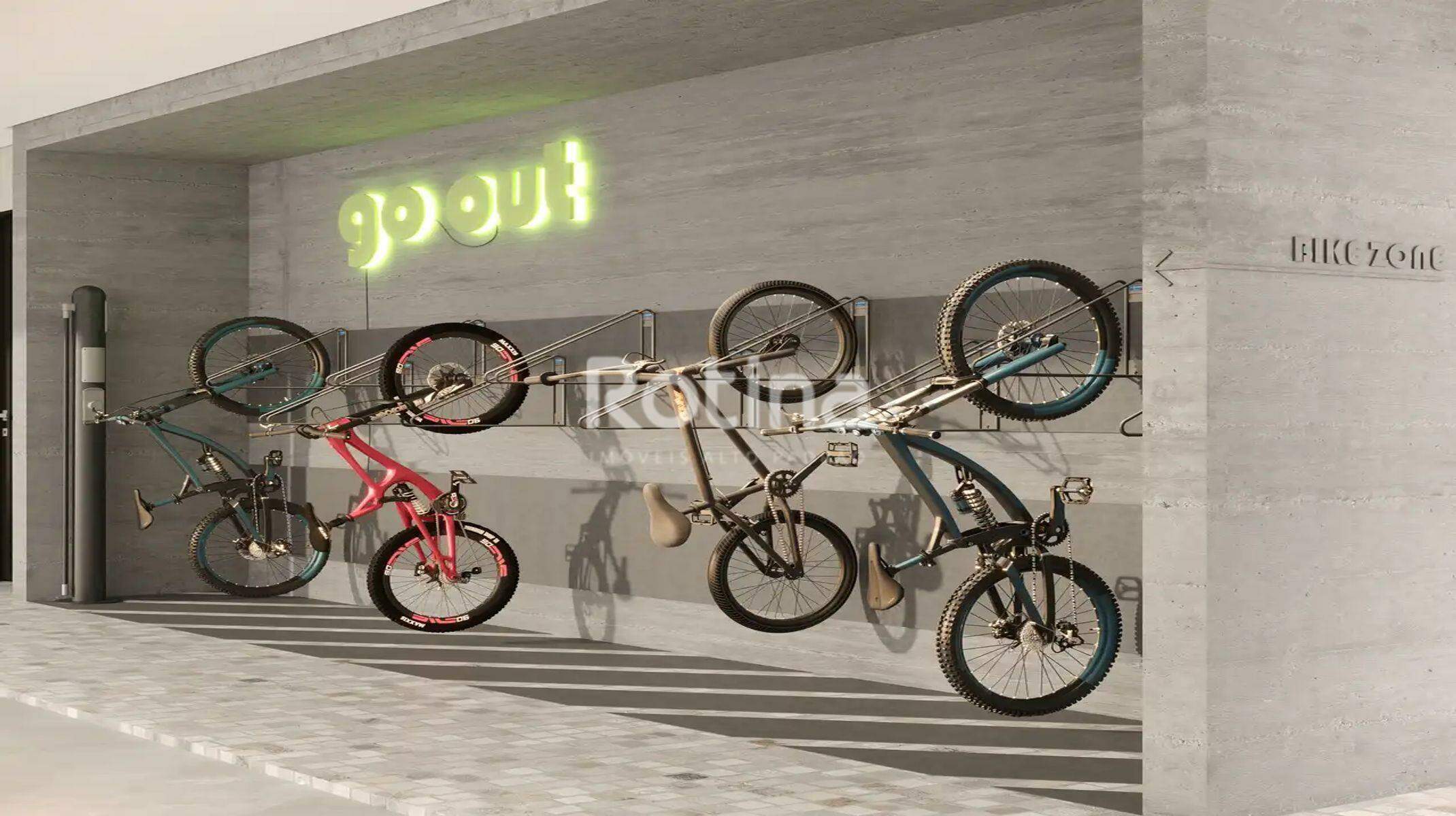 Apartamento à venda, 3 até 4 quartos em Uberlândia no bairro Cazeca no valor de R$ R$ 925.861,00 até R$ 2.113.757,00 - Rotina Imobiliária: Bicicletário