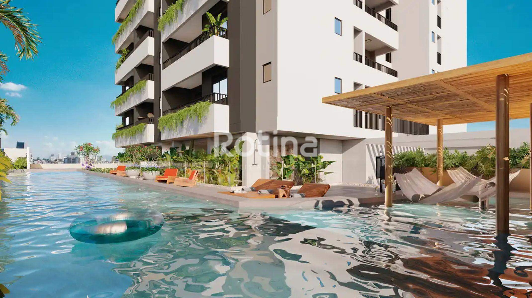 Apartamento à venda, 1 até 2 quartos em Uberlândia no bairro Centro no valor de R$ R$ 471.753,00 até R$ 576.170,00 - Rotina Imobiliária: Piscinas adulto e infantil com redário