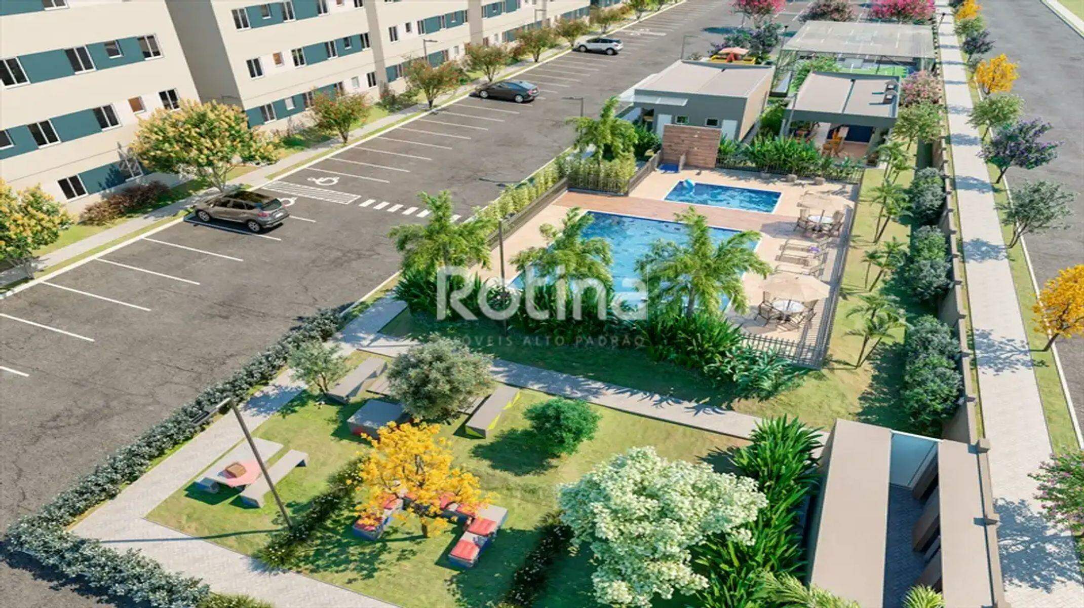Apartamento à venda, 0 até 2 quartos em Uberlândia no bairro Loteamento Residencial Pequis no valor de R$ R$ 216.000,00 até R$ 216.000,00 - Rotina Imobiliária: Lazer completo