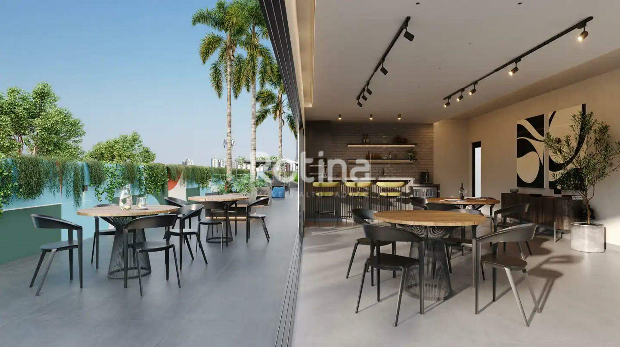 Apartamento à venda, 1 até 1 quartos em Uberlândia no bairro Tibery no valor de R$ R$ 429.166,00 até R$ 429.166,00 - Rotina Imobiliária: Salão de festas e gourmet