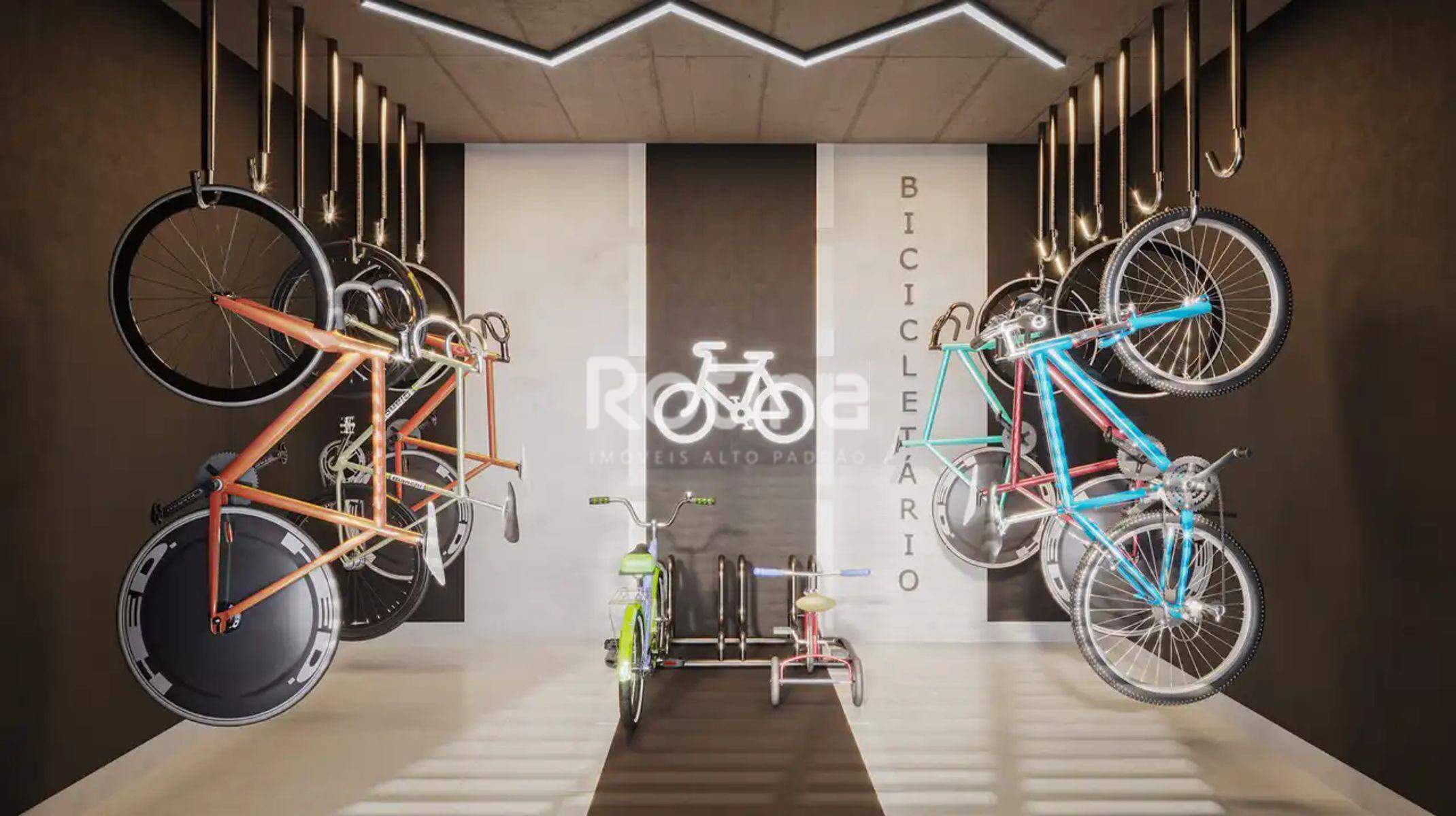Apartamento à venda, 3 até 4 quartos em Uberlândia no bairro Santa Mônica no valor de R$ R$ 663.000,00 até R$ 1.947.000,00 - Rotina Imobiliária: Bicicletário