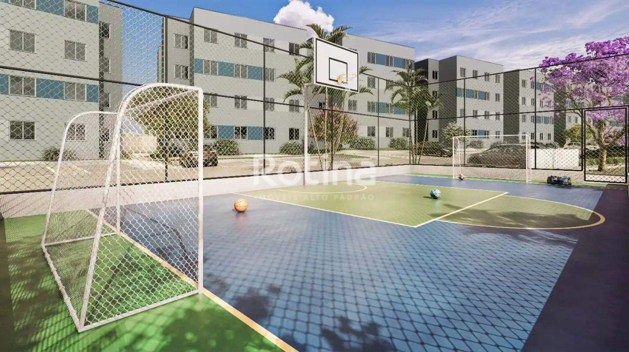 Apartamento à venda, 2 até 2 quartos em Uberlândia no bairro Shopping Park no valor de R$ R$ 231.072,00 até R$ 231.072,00 - Rotina Imobiliária: Quadra poliesportiva
