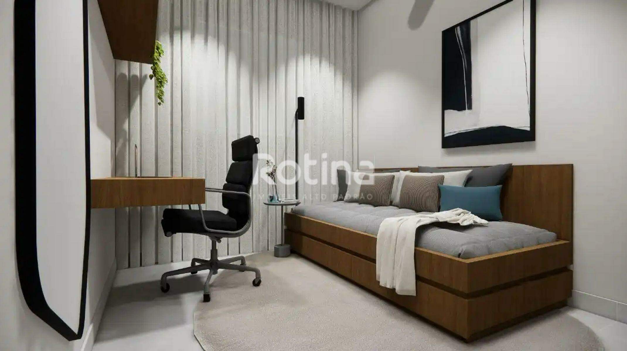 Apartamento à venda, 1 até 3 quartos em Uberlândia no bairro Santa Mônica no valor de R$ R$ 318.000,00 até R$ 849.900,00 - Rotina Imobiliária: Quarto solteiro - tipo