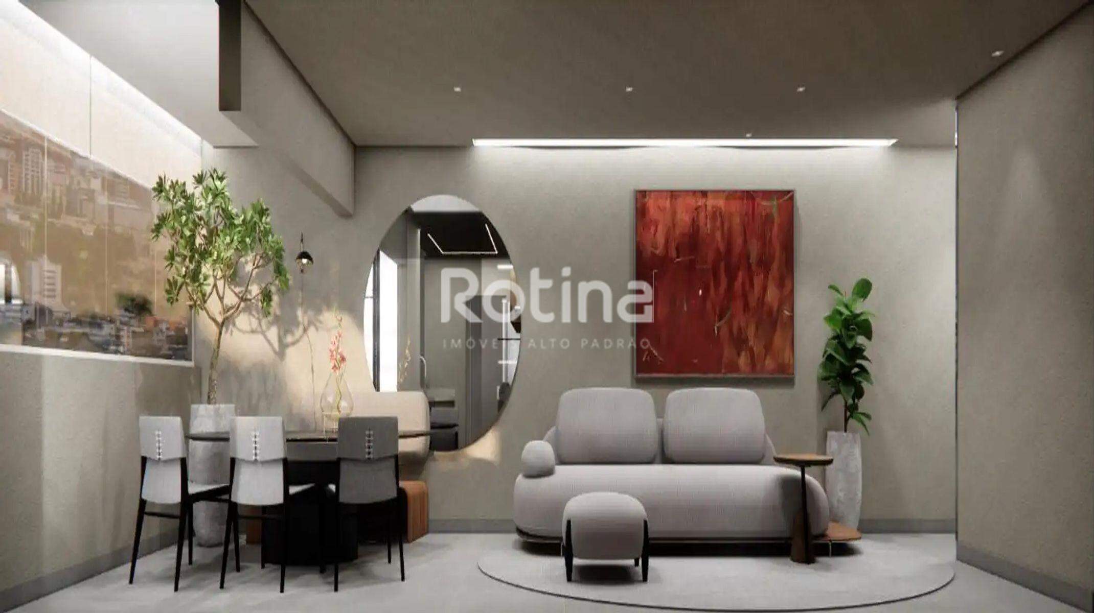 Apartamento à venda, 1 até 3 quartos em Uberlândia no bairro Santa Mônica no valor de R$ R$ 318.000,00 até R$ 849.900,00 - Rotina Imobiliária: Sala de estar - tipo