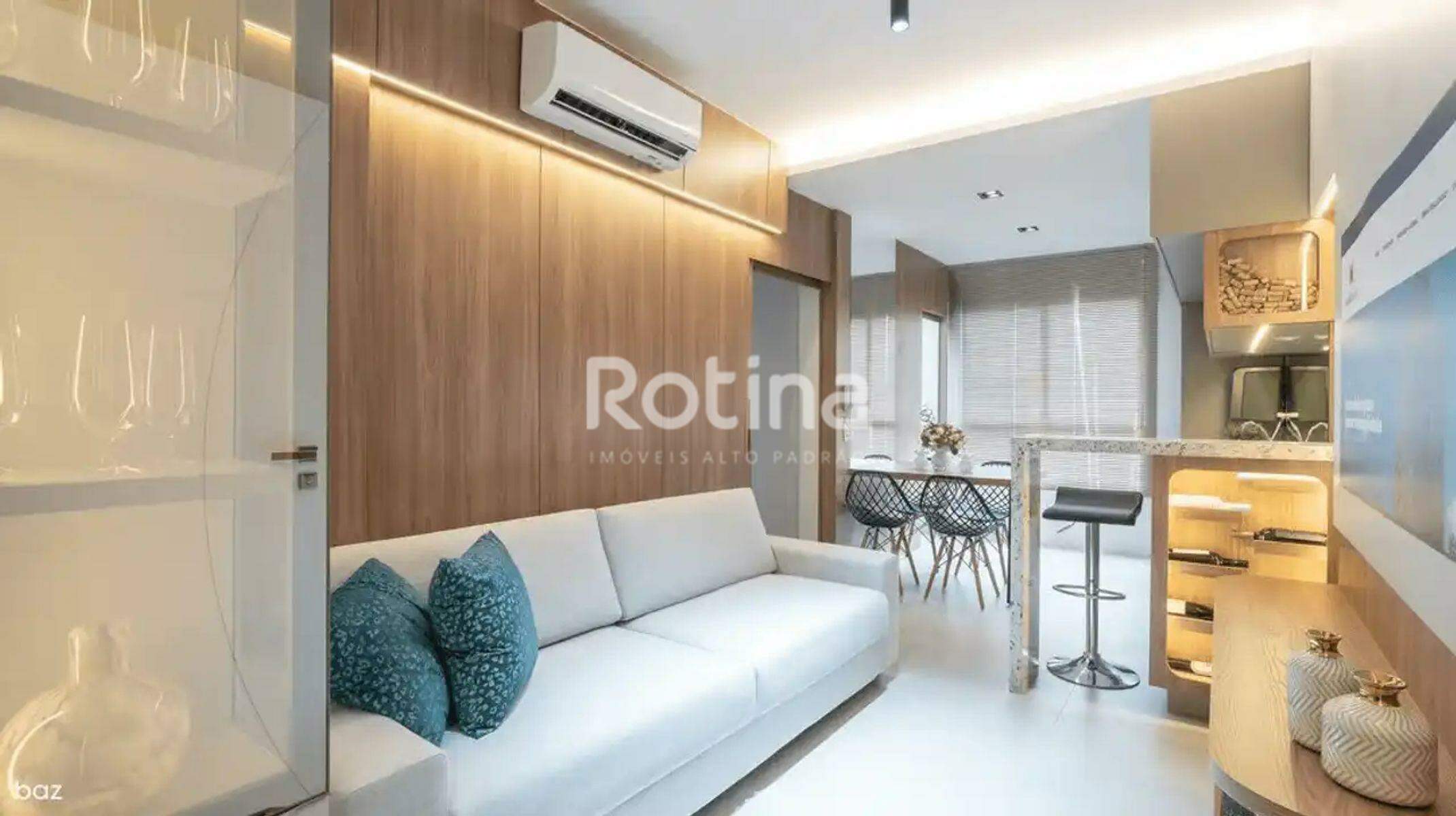 Apartamento à venda, 2 até 2 quartos em Uberlândia no bairro Segismundo Pereira no valor de R$ R$ 396.000,00 até R$ 396.000,00 - Rotina Imobiliária: Sala de estar