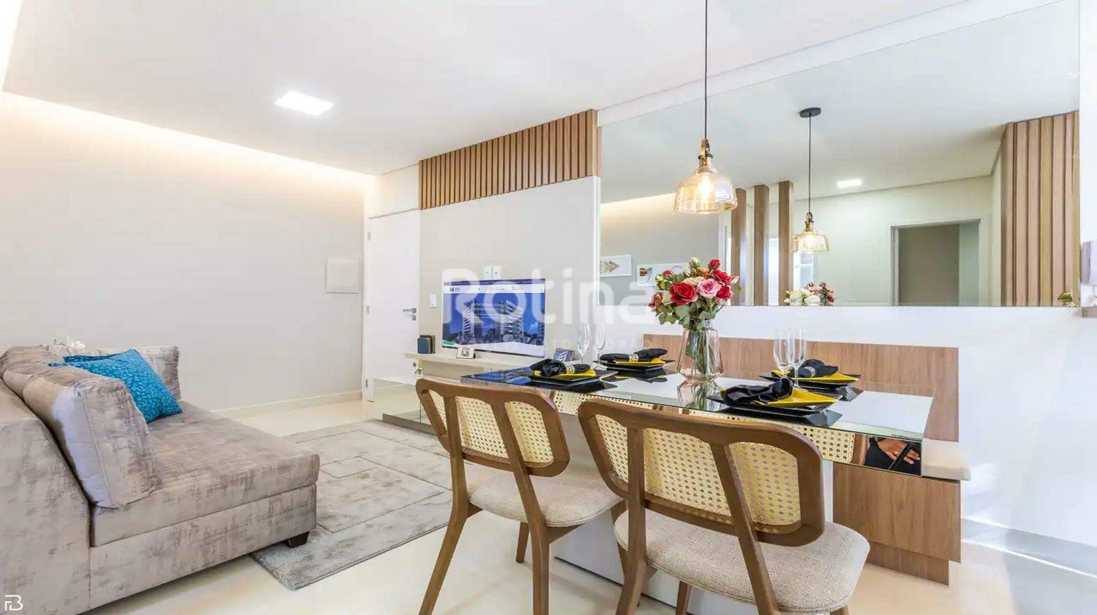 Apartamento à venda, 2 até 2 quartos em Uberlândia no bairro Pampulha no valor de R$ R$ 286.400,00 até R$ 286.400,00 - Rotina Imobiliária: Sala de estar
