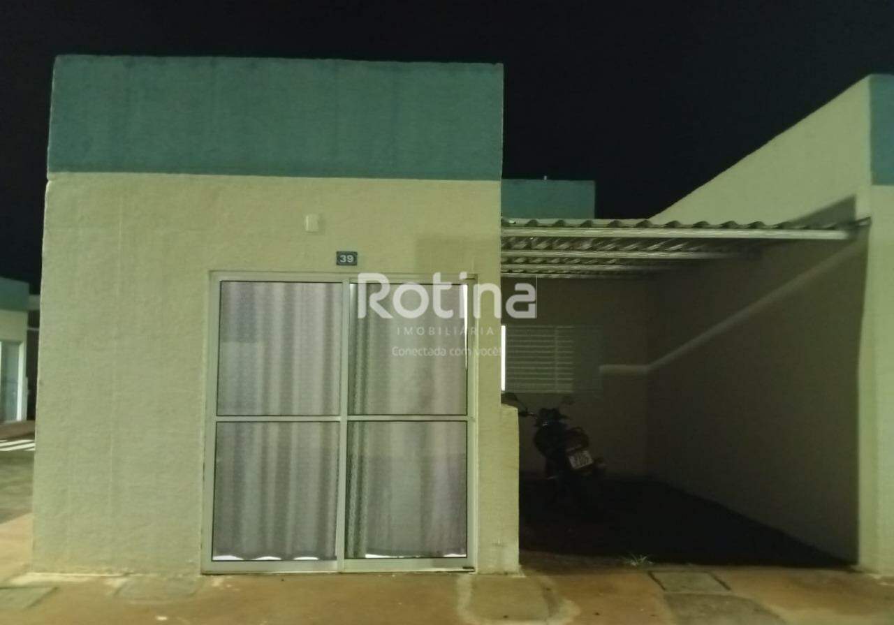 Casa Condomínio Fechado para alugar, 2 quartos em Uberlândia no bairro Loteamento Residencial Pequis no valor de R$ 1.200,00 - Rotina Imobiliária: 