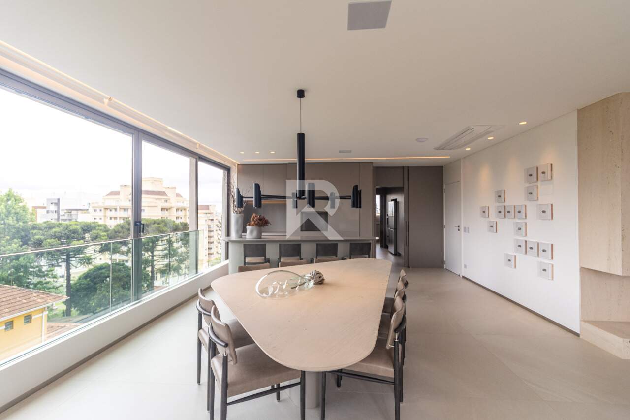 Apartamento Decorado com 3 Suítes e Área Social Integrada - Aluguel 282m² - Curitiba/PR miniatura 8