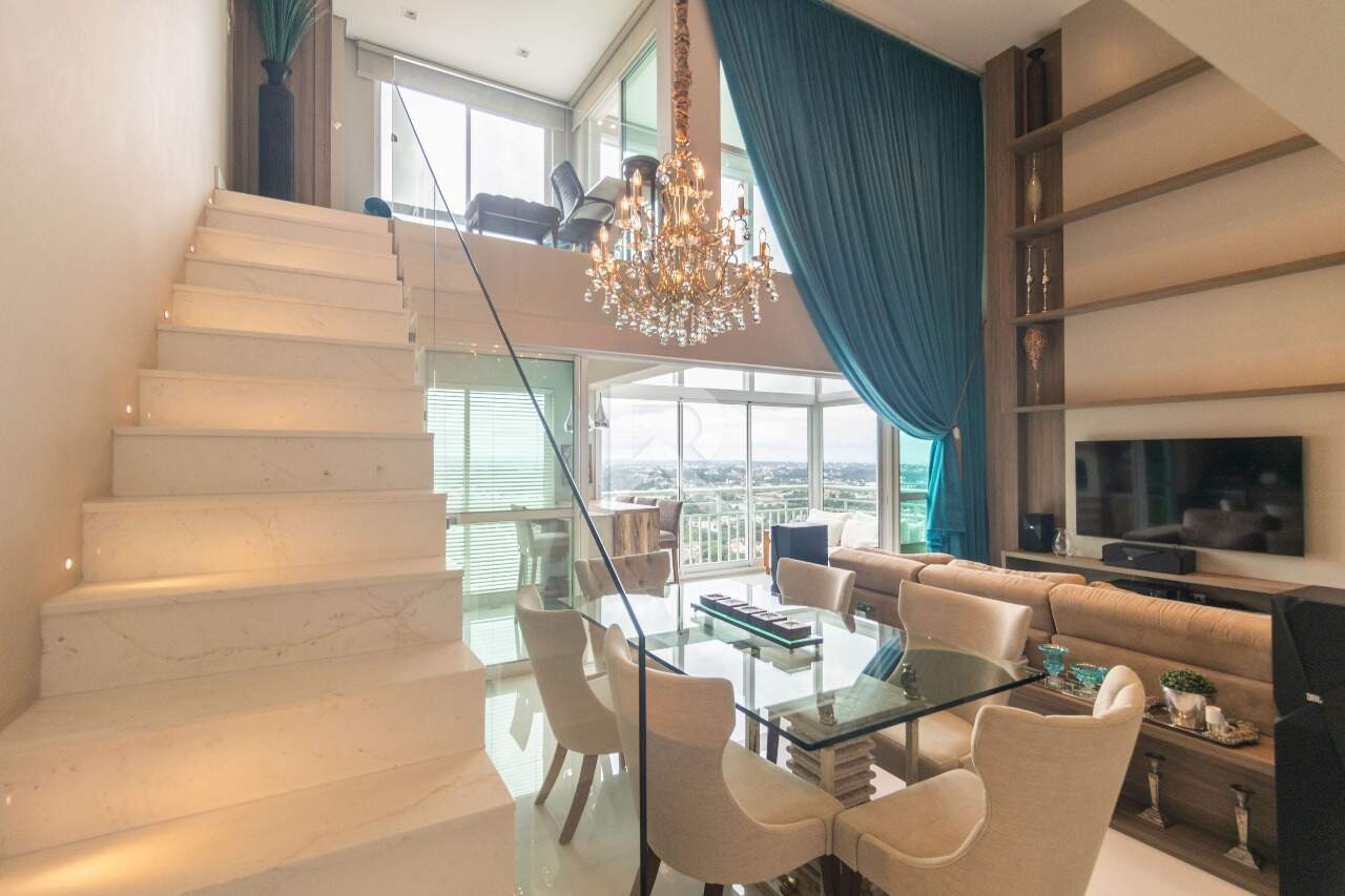 Apartamento de Alto Padrão Mobiliado, 03 Suítes, 03 Vagas - 187,00 m² - Ecoville - Curitiba/PR miniatura 2