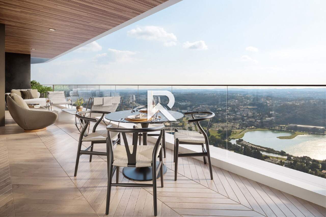 Apto acima do 40º Andar com 4 Suítes e Vista p/ Parque Barigui - Venda 283m² - Bigorrilho, Curitiba/PR