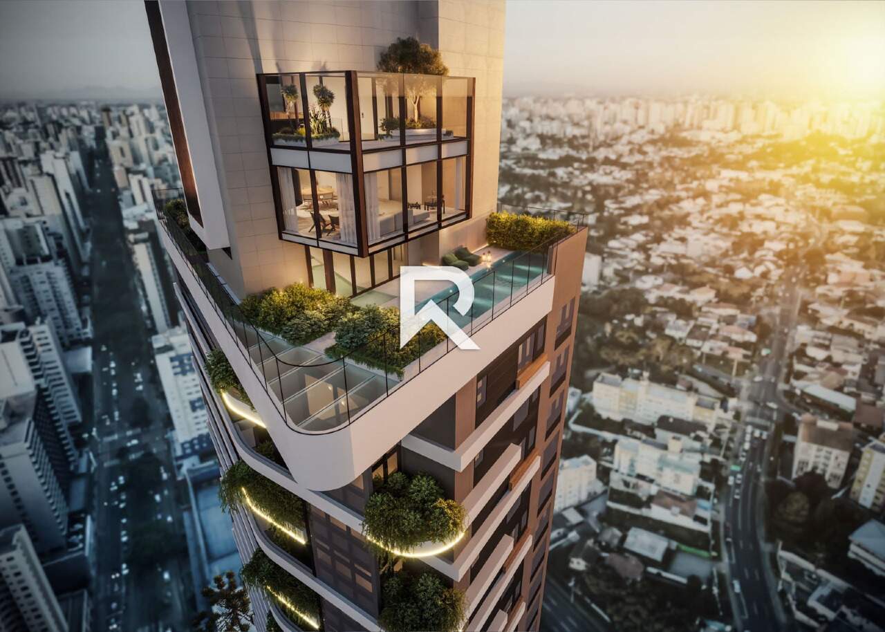 Apto acima do 40º Andar com 4 Suítes e Vista p/ Parque Barigui - Venda 283m² - Bigorrilho, Curitiba/PR miniatura 4