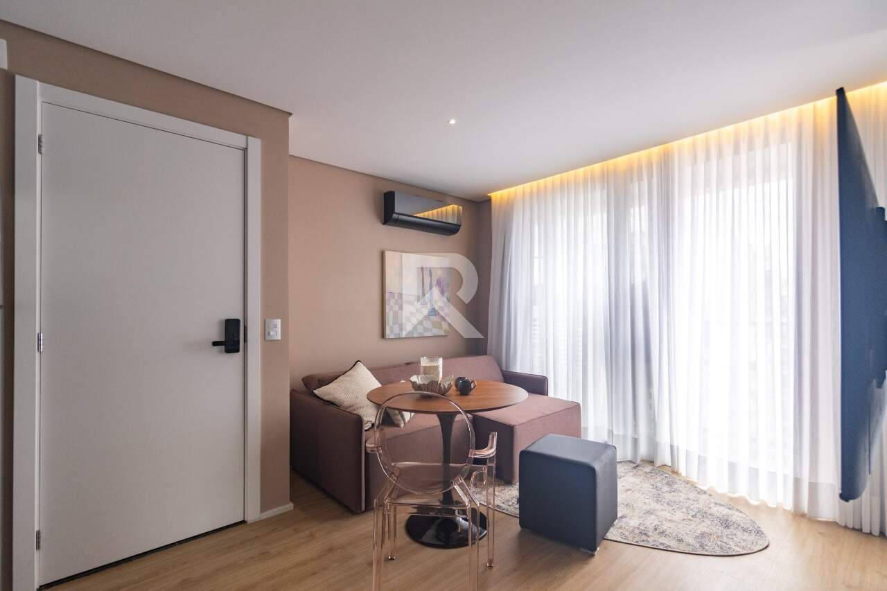 Studio mobiliado de 37m² completo para locação no All Batel - Batel - Curitiba/PR - miniatura 6