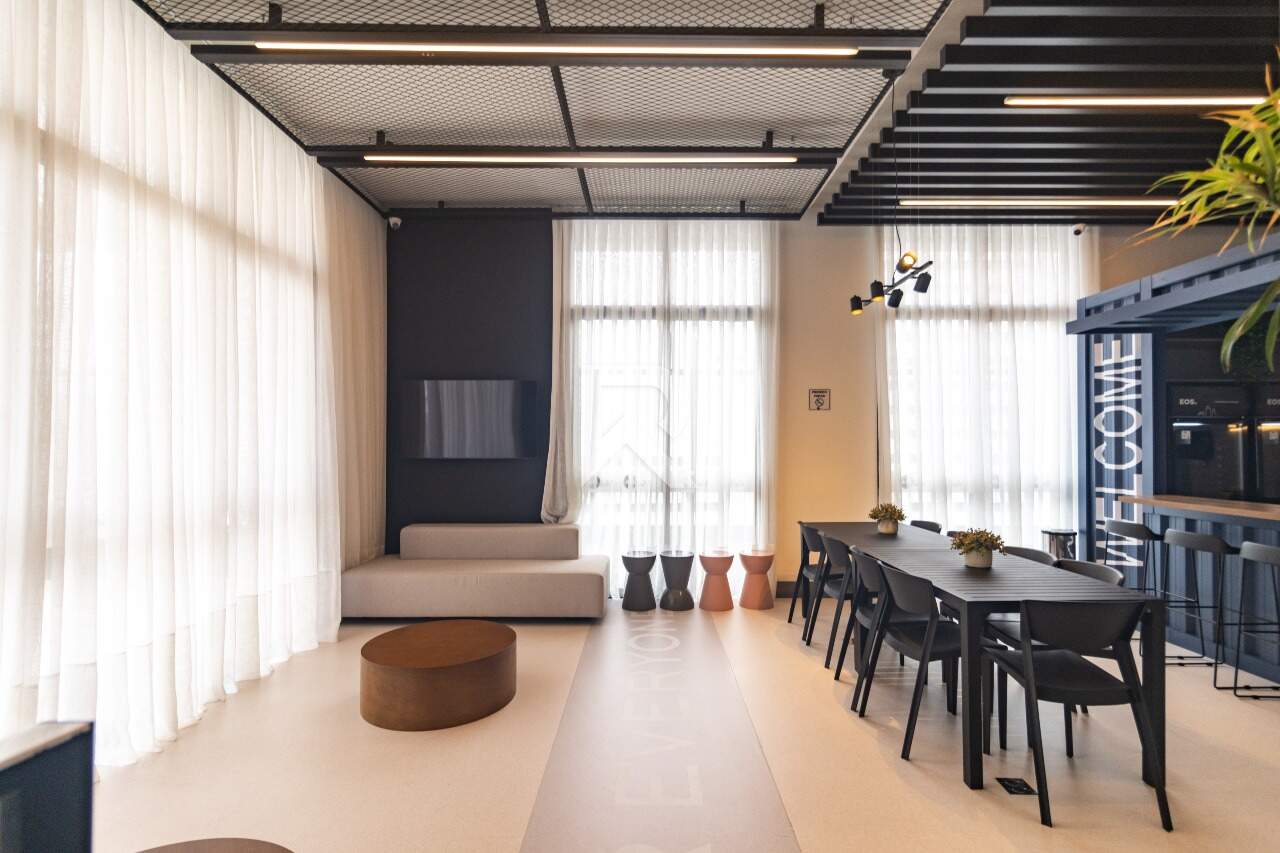 Studio mobiliado de 37m² completo para locação no All Batel - Batel - Curitiba/PR - miniatura 11