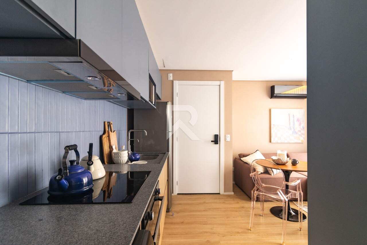 Studio mobiliado de 37m² completo para locação no All Batel - Batel - Curitiba/PR - miniatura 5