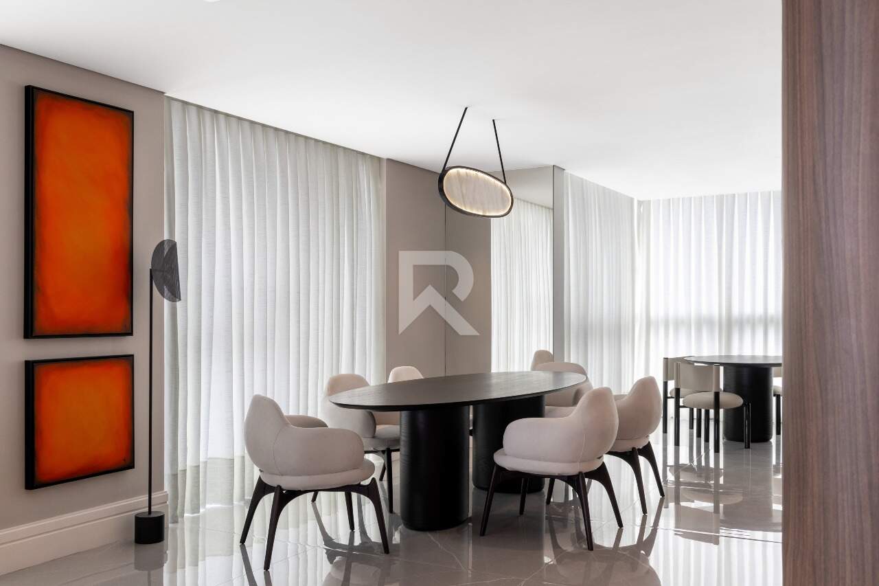 Mansão Suspensa Decorada com 342m², 3 suítes e 4 vagas de garagem, no Ecoville, em Curitiba/Pr miniatura 7