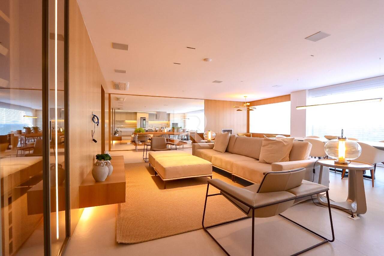 Apartamento de Luxo Mobiliado c/ ambientes integrados, 255m², 3 suítes e 4 vagas, no Ecoville miniatura 4