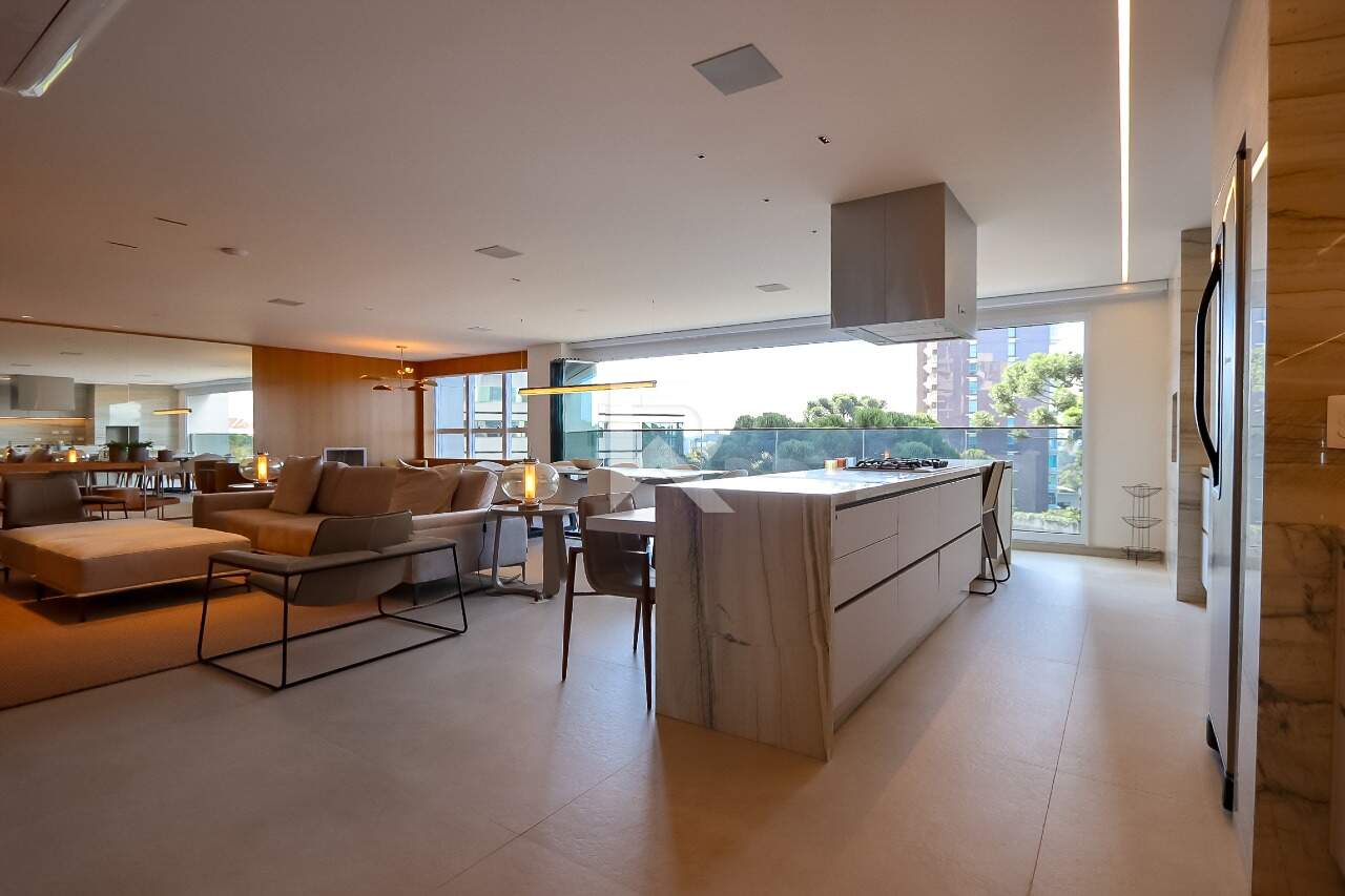 Apartamento de Luxo Mobiliado c/ ambientes integrados, 255m², 3 suítes e 4 vagas, no Ecoville miniatura 25