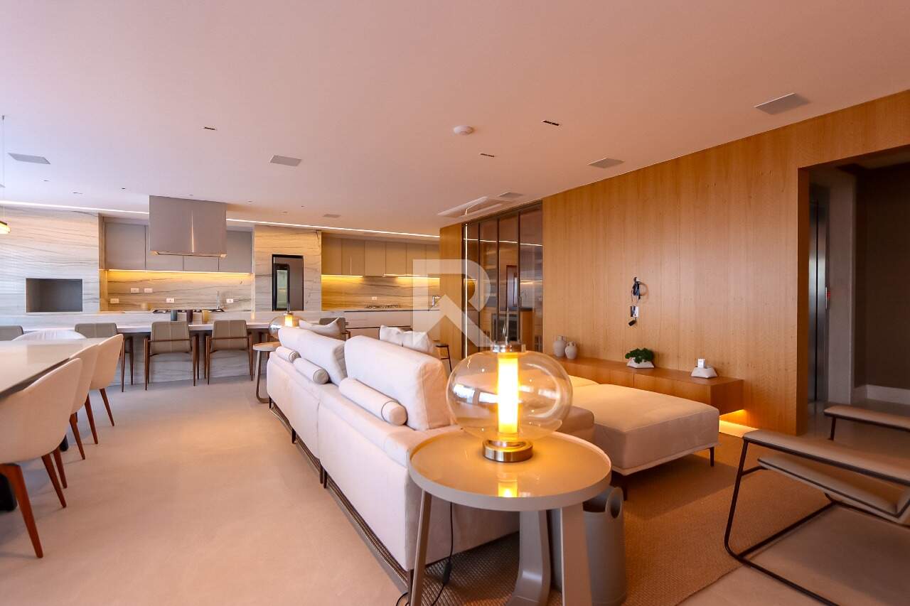 Apartamento de Luxo Mobiliado c/ ambientes integrados, 255m², 3 suítes e 4 vagas, no Ecoville miniatura 5