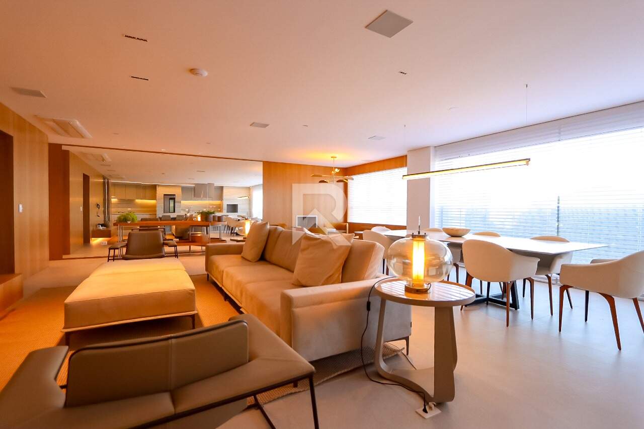 Apartamento de Luxo Mobiliado c/ ambientes integrados, 255m², 3 suítes e 4 vagas, no Ecoville miniatura 17