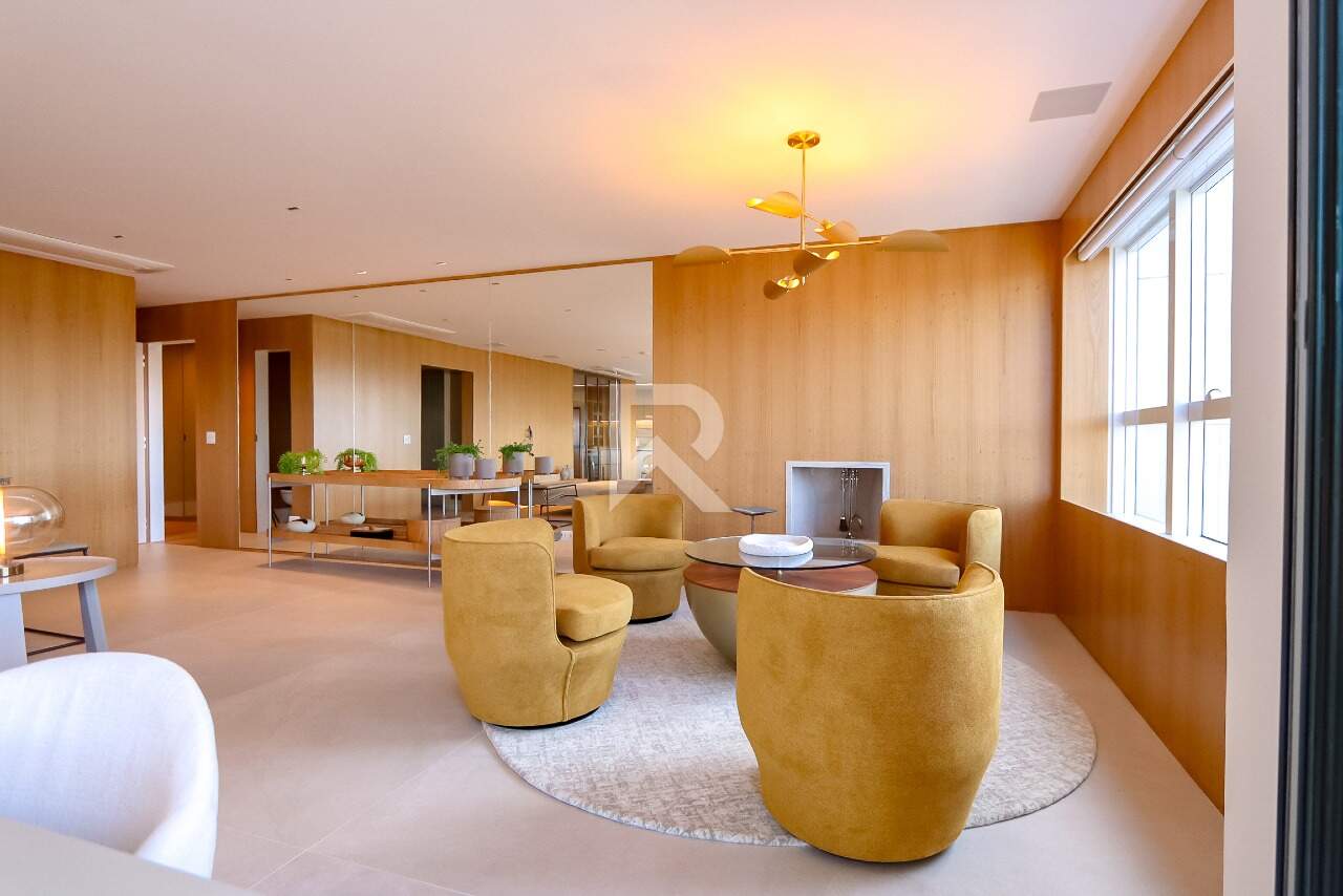 Apartamento de Luxo Mobiliado c/ ambientes integrados, 255m², 3 suítes e 4 vagas, no Ecoville miniatura 11