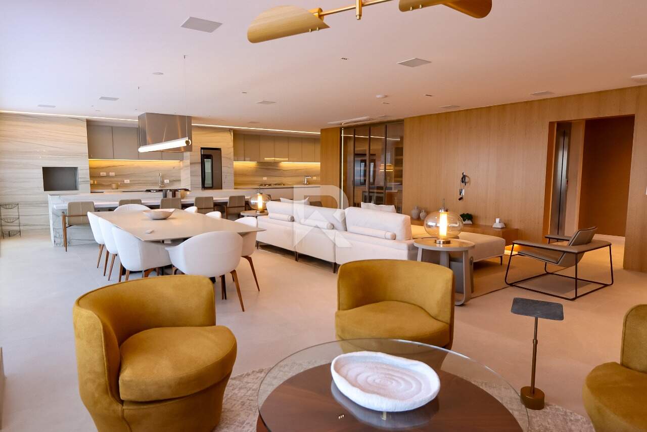 Apartamento de Luxo Mobiliado c/ ambientes integrados, 255m², 3 suítes e 4 vagas, no Ecoville miniatura 8