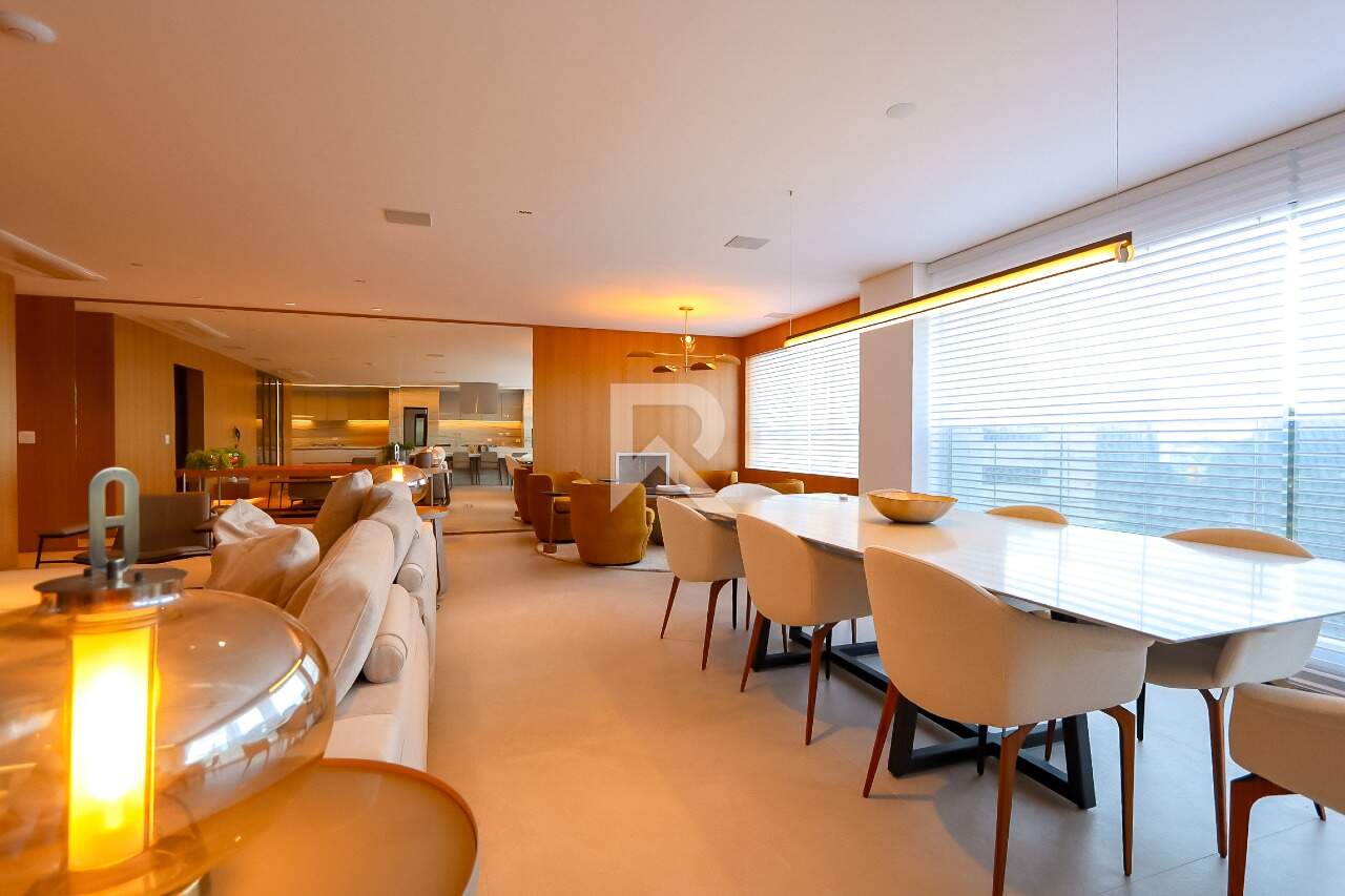 Apartamento de Luxo Mobiliado c/ ambientes integrados, 255m², 3 suítes e 4 vagas, no Ecoville miniatura 12