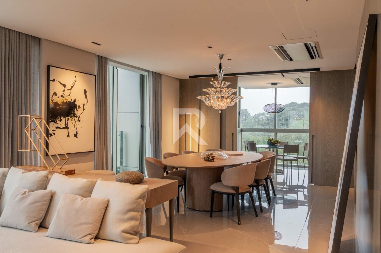 Mansão Suspensa no Contrapiso com 341m², 3 suítes e 4 vagas de garagem, no Ecoville, em Curitiba/Pr miniatura 15