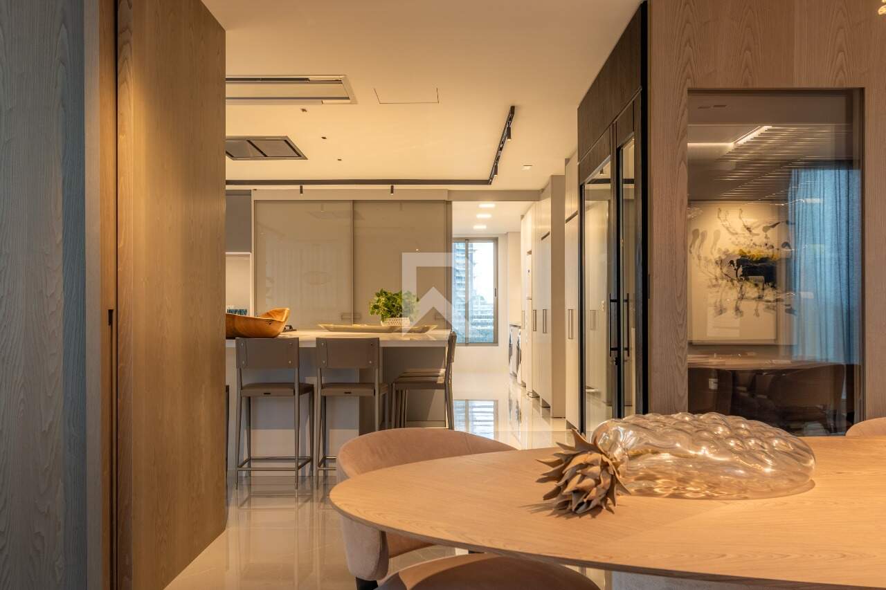 Mansão Suspensa no Contrapiso com 341m², 3 suítes e 4 vagas de garagem, no Ecoville, em Curitiba/Pr miniatura 20
