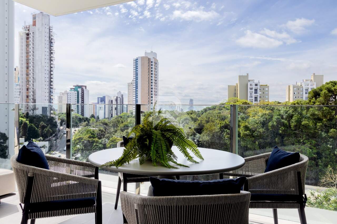 Mansão Suspensa no Contrapiso com 341m², 3 suítes e 4 vagas de garagem, no Ecoville, em Curitiba/Pr miniatura 10
