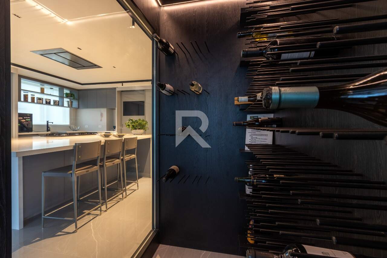 Mansão Suspensa no Contrapiso com 341m², 3 suítes e 4 vagas de garagem, no Ecoville, em Curitiba/Pr miniatura 29