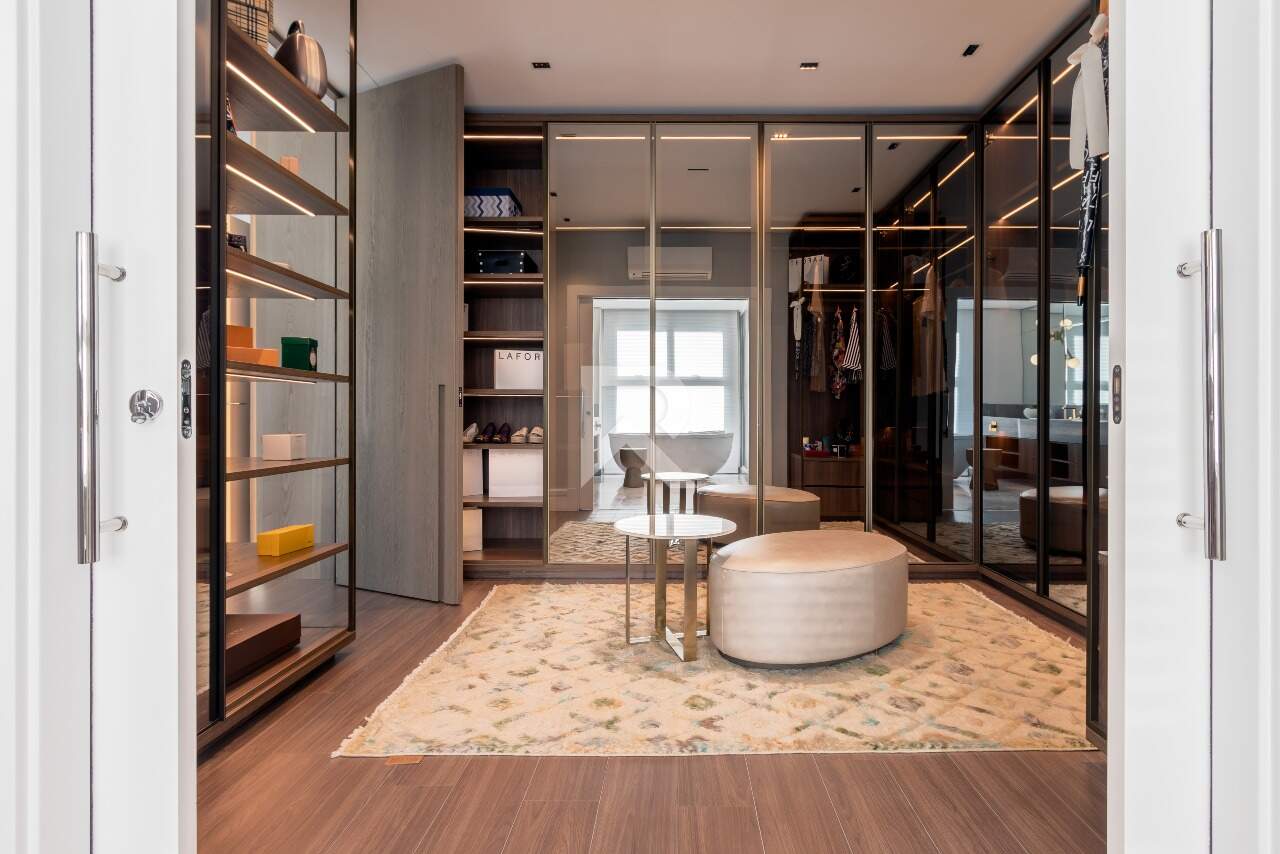 Mansão Suspensa no Contrapiso com 341m², 3 suítes e 4 vagas de garagem, no Ecoville, em Curitiba/Pr miniatura 43