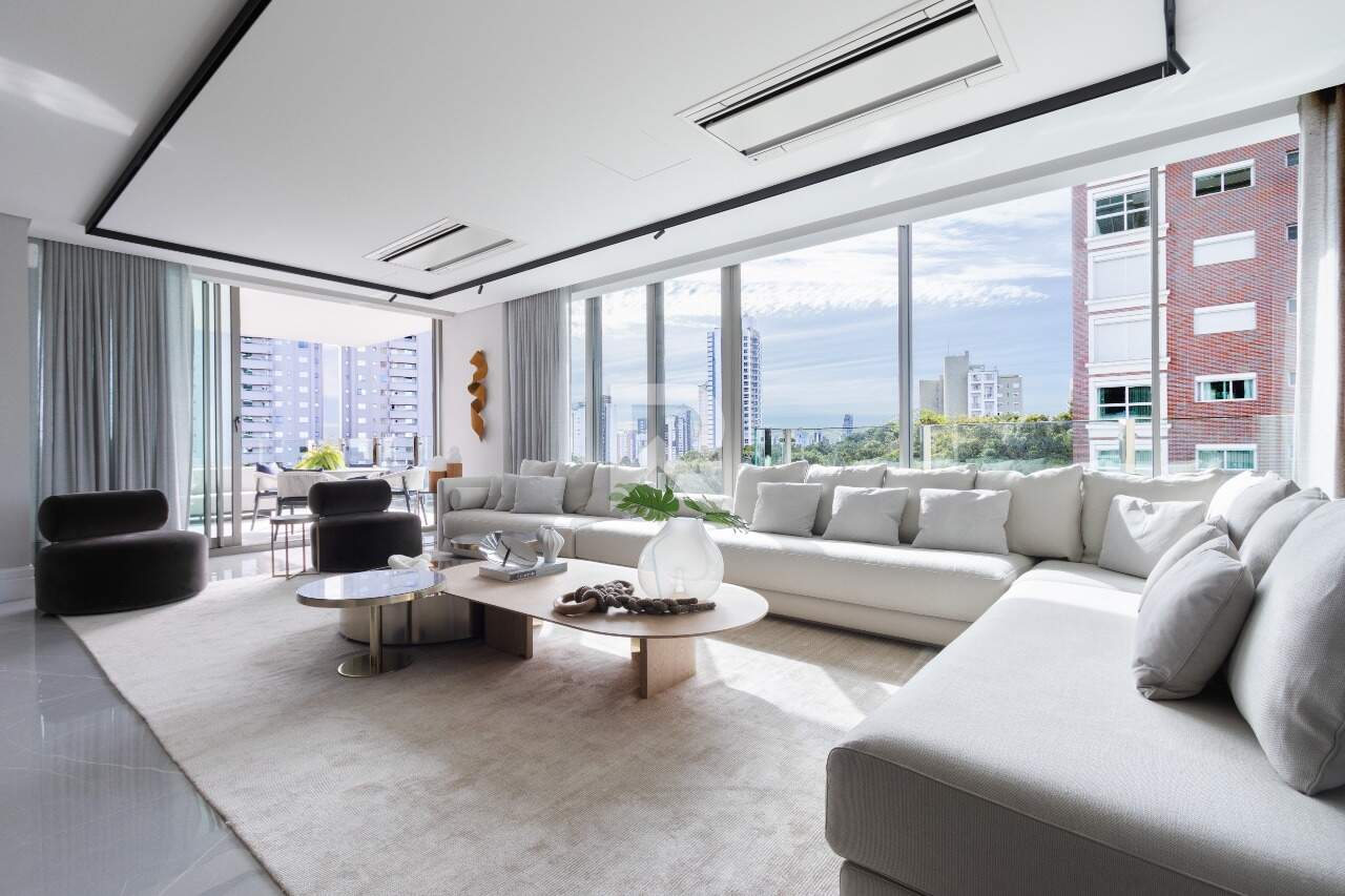 Mansão Suspensa no Contrapiso com 341m², 3 suítes e 4 vagas de garagem, no Ecoville, em Curitiba/Pr miniatura 4