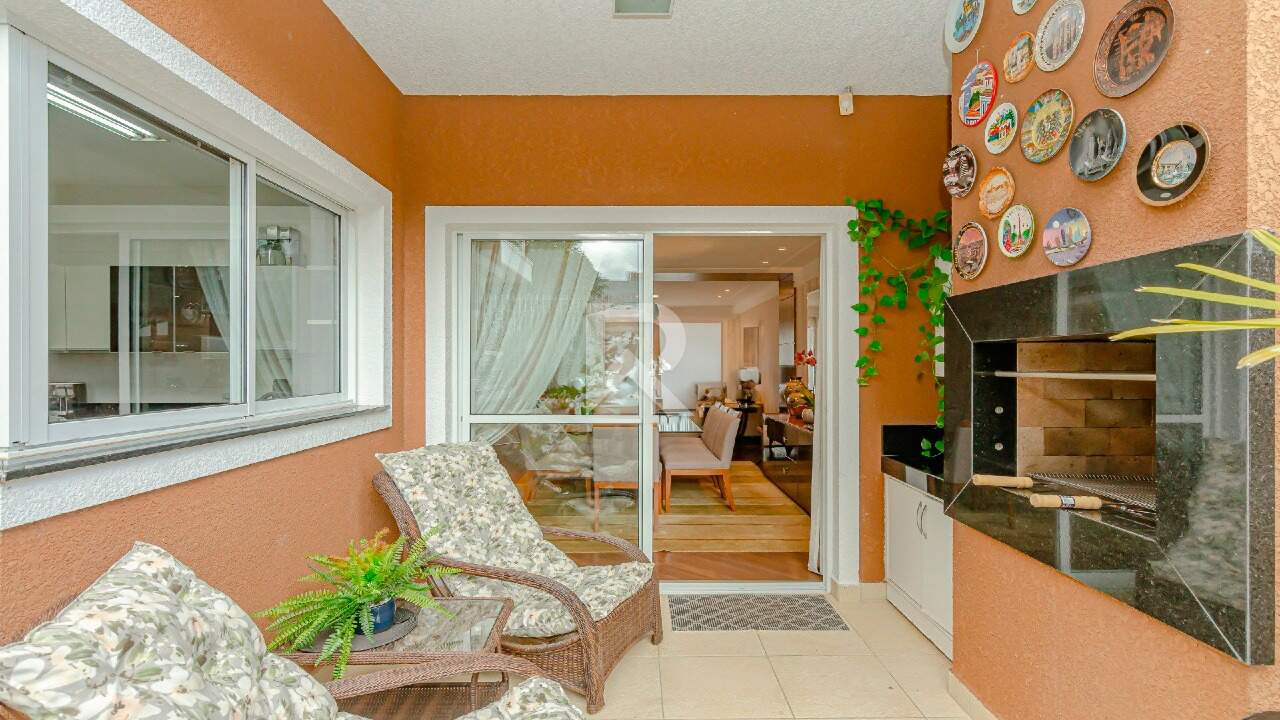 Casa de Rua com Jardim Privativo à venda, 164 m² - Mercês - Curitiba/PR miniatura 3