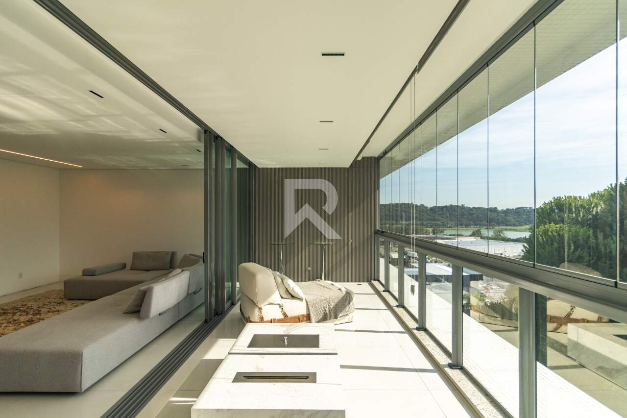 Apt Semi Mobiliado em Cond. Clube, Vista Pq Barigui, Face Norte com 4 suítes e 4 Vagas para venda - 288m2 - Champagnat, Curitiba miniatura 7