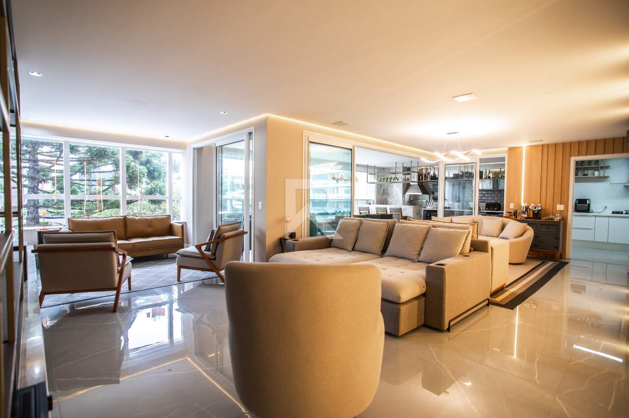 Apartamento Mobiliado em Cond. Clube com 4 suítes e 255m² p/ Venda - Ecoville - Curitiba miniatura 2