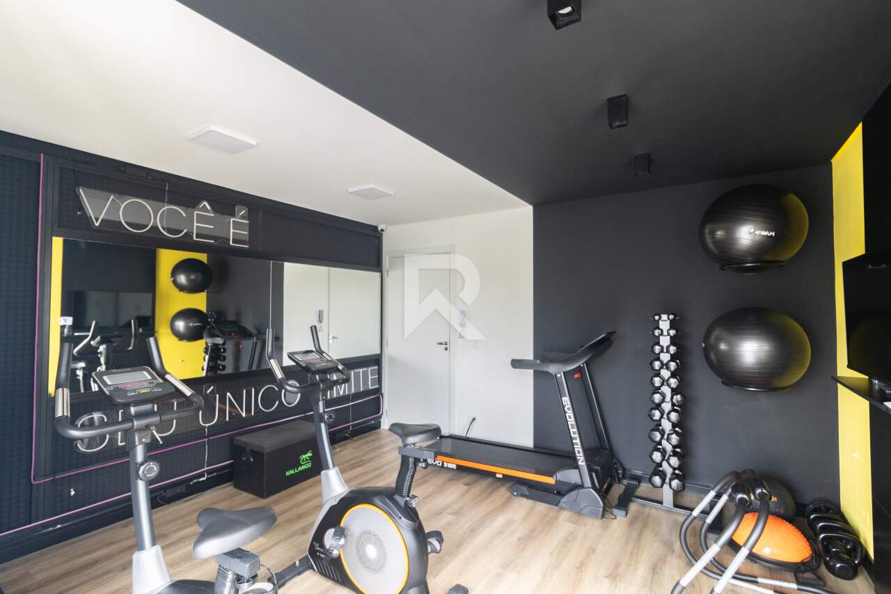 Studio de Luxo Mobiliado e Decorado com 28m² e 1 vaga, em Condomínio Clube no Ecoville, em Curitiba. miniatura 20
