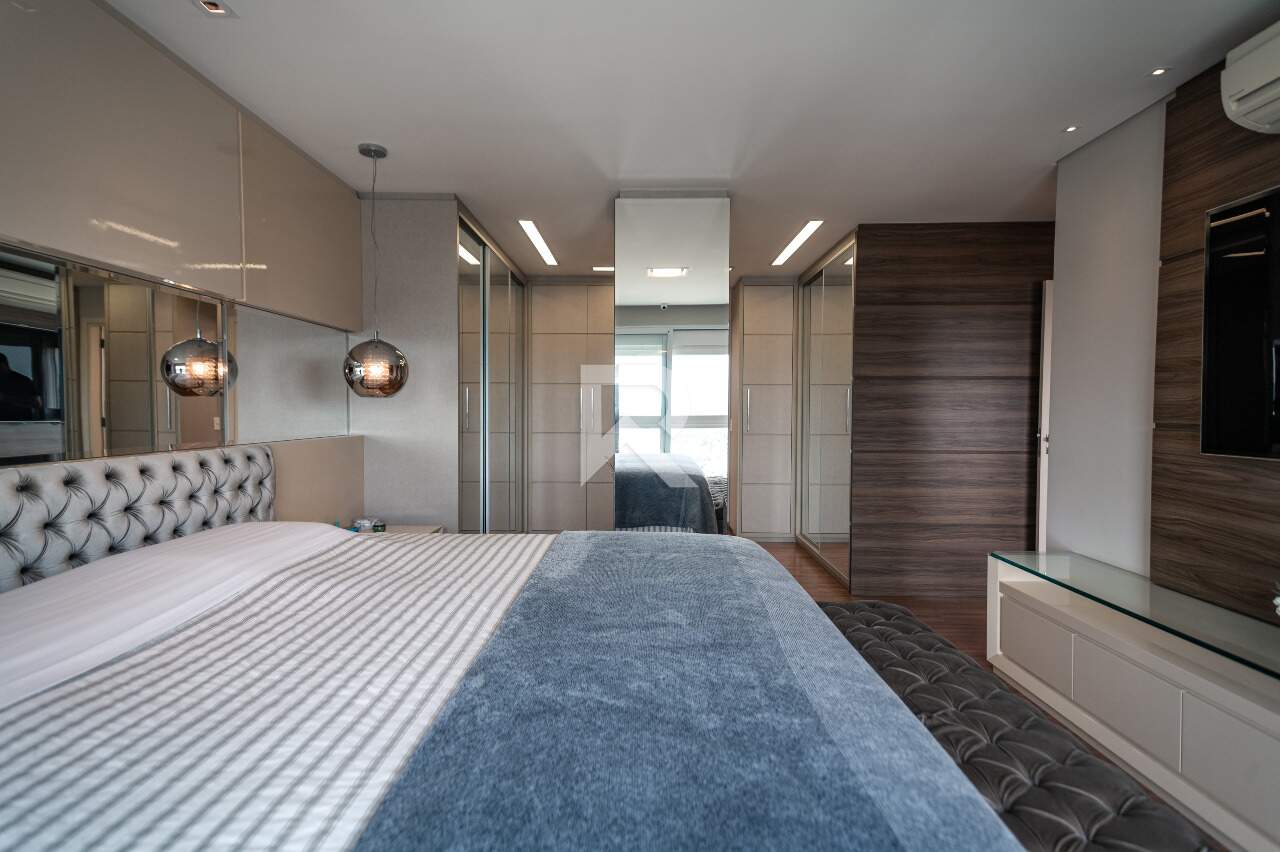 Apartamento Mobiliado em Cond. Clube com Vista Livre, Andar Alto, Face Norte e 3 Suítes para Aluguel, 228 m² – Ecoville miniatura 18