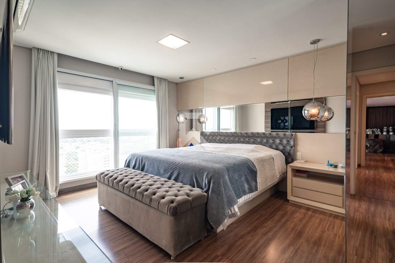 Apartamento Mobiliado em Cond. Clube com Vista Livre, Andar Alto, Face Norte e 3 Suítes para Aluguel, 228 m² – Ecoville miniatura 16