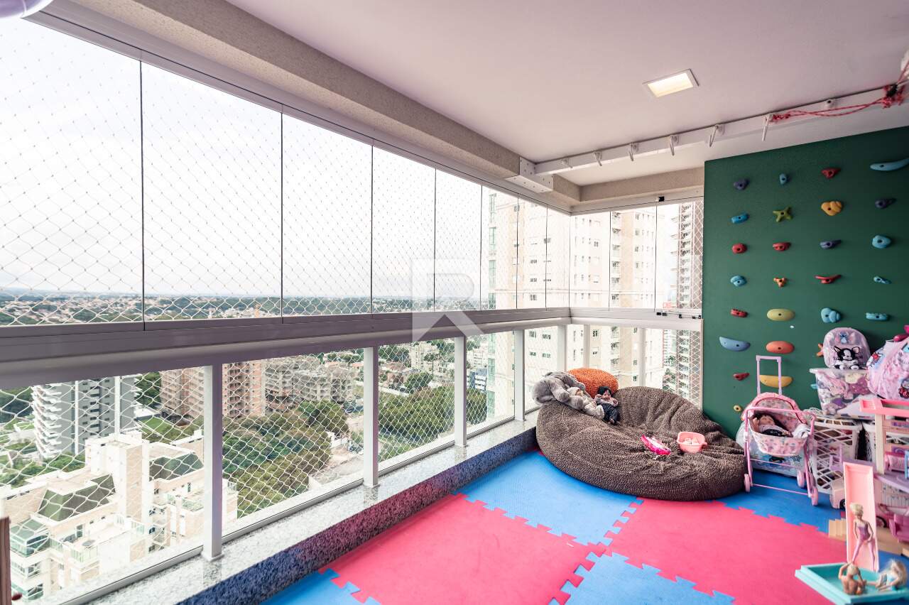 Apartamento Mobiliado em Cond. Clube com Vista Livre, Andar Alto, Face Norte e 3 Suítes para Aluguel, 228 m² – Ecoville miniatura 9
