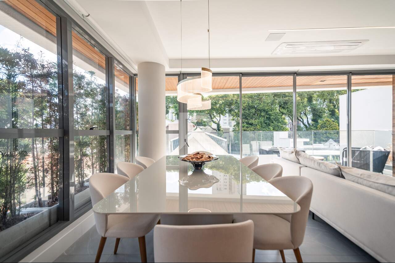 Apartamento Novo, Mobiliado com 3 suítes e 3 vagas para alugar - 153m2 - Água Verde, Curitiba miniatura 9