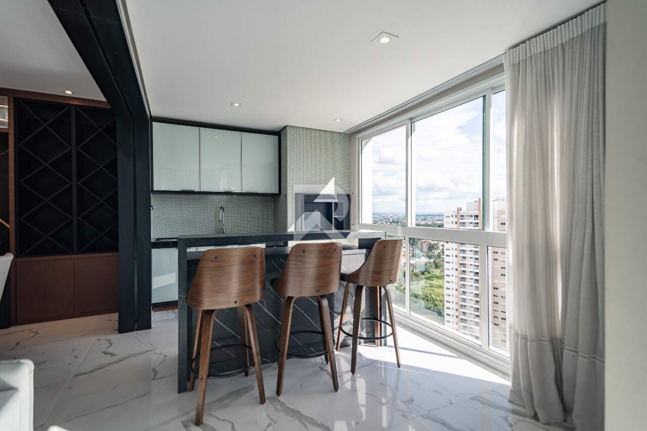 Apartamento Vista Livre e Andar Alto, 3 quartos e 2 vagas para venda, 131 m² – Ecoville – Curitiba/PR miniatura 8