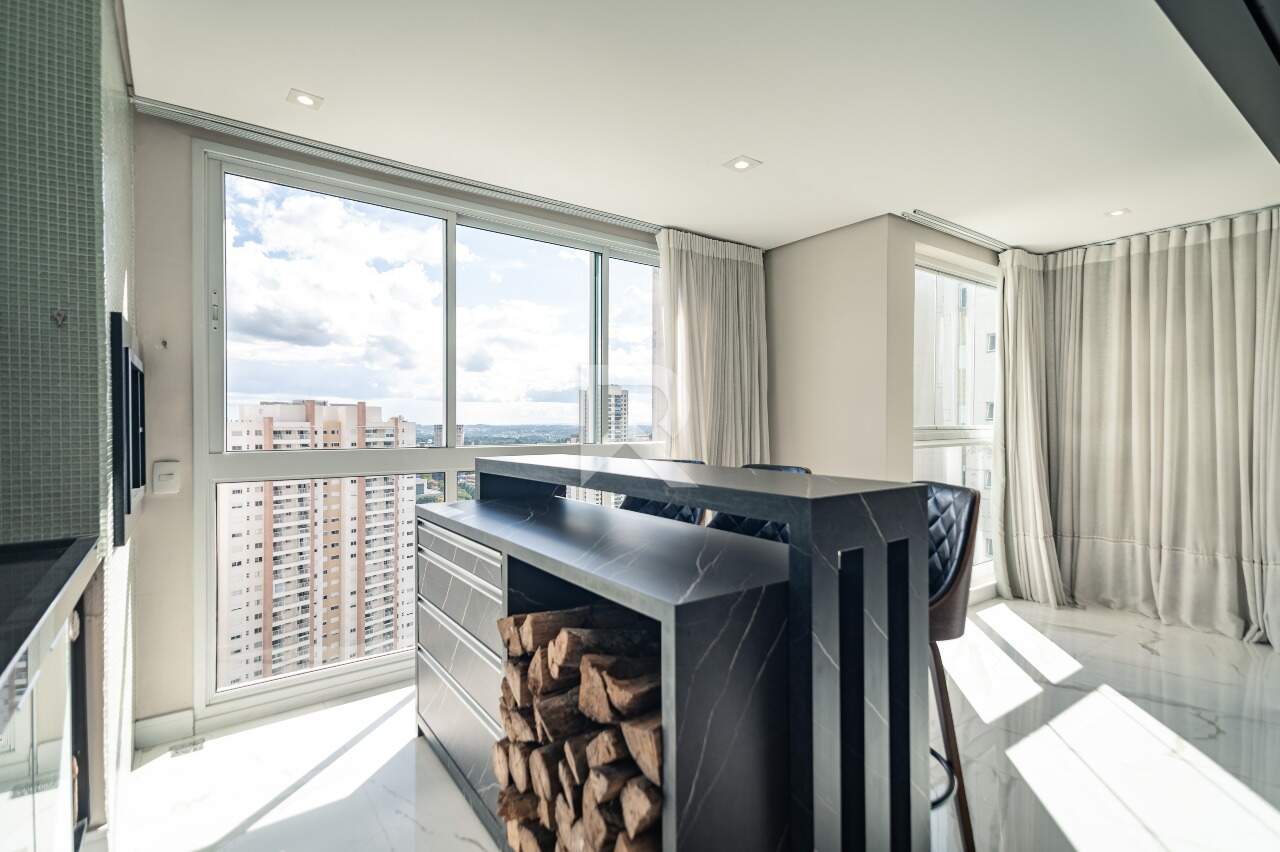 Apartamento Vista Livre e Andar Alto, 3 quartos e 2 vagas para venda, 131 m² – Ecoville – Curitiba/PR miniatura 7