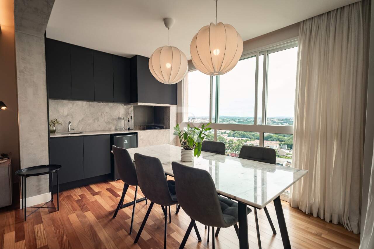 Apartamento 100% Mobiliado com Vista Livre, 4 quartos, 2 vagas – Ecoville – Curitiba/PR miniatura 3