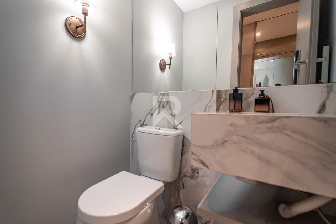 Apartamento Porteira Fechada com Sacada Gourmet, 3 quartos 2 Vagas - Ecoville Curitiba/PR miniatura 10