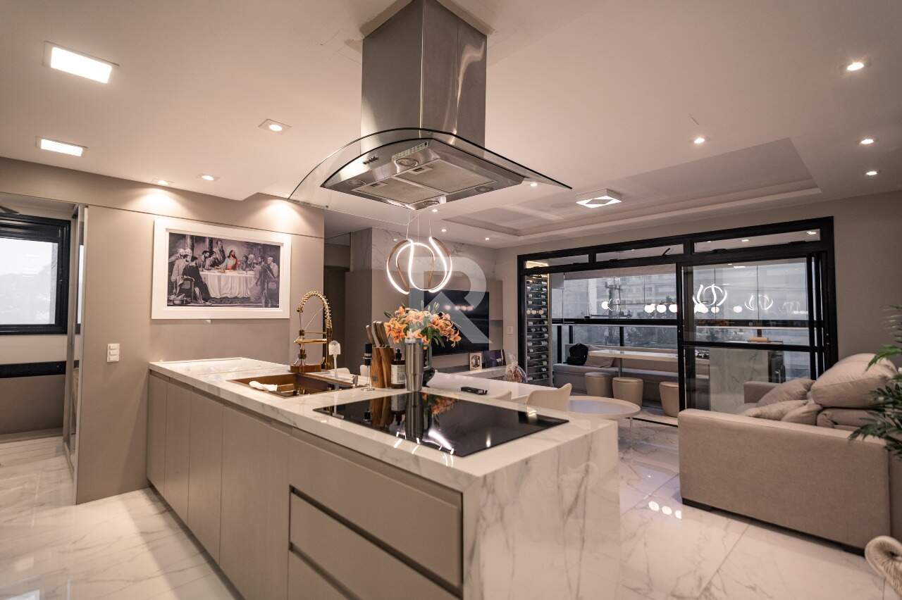 Apartamento Porteira Fechada com Sacada Gourmet, 3 quartos 2 Vagas - Ecoville Curitiba/PR miniatura 6