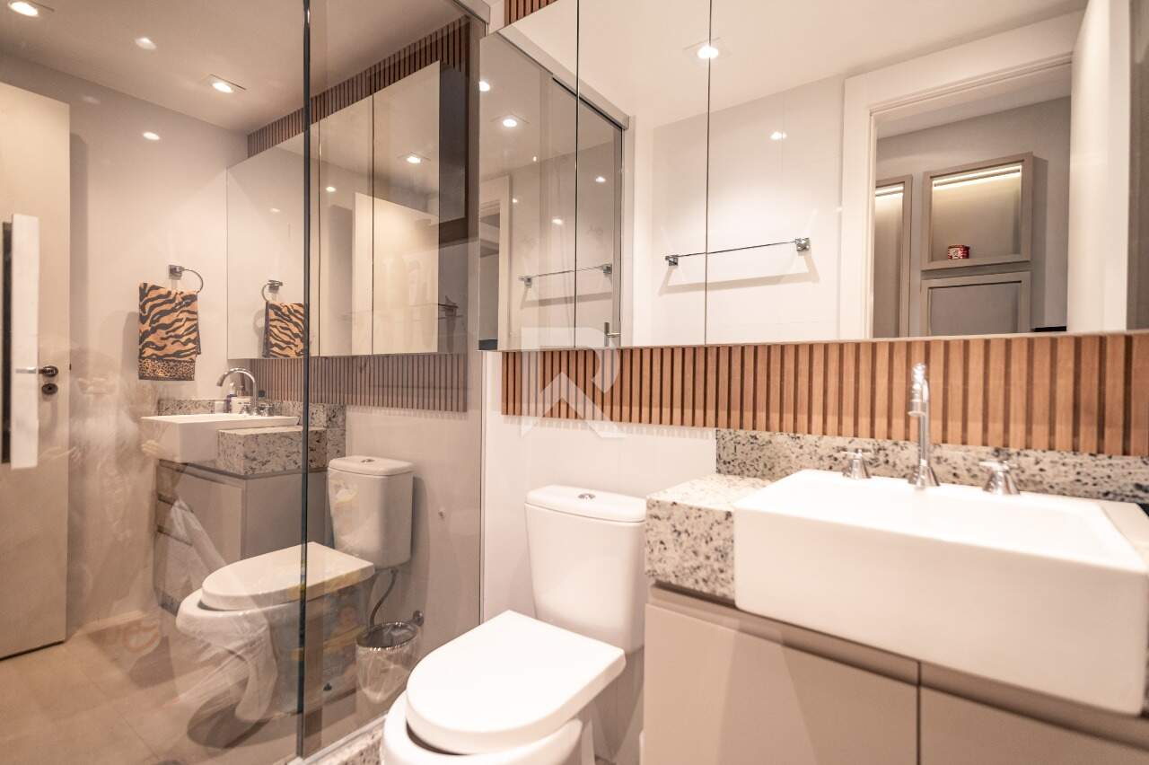 Apartamento Porteira Fechada com Sacada Gourmet, 3 quartos 2 Vagas - Ecoville Curitiba/PR miniatura 18