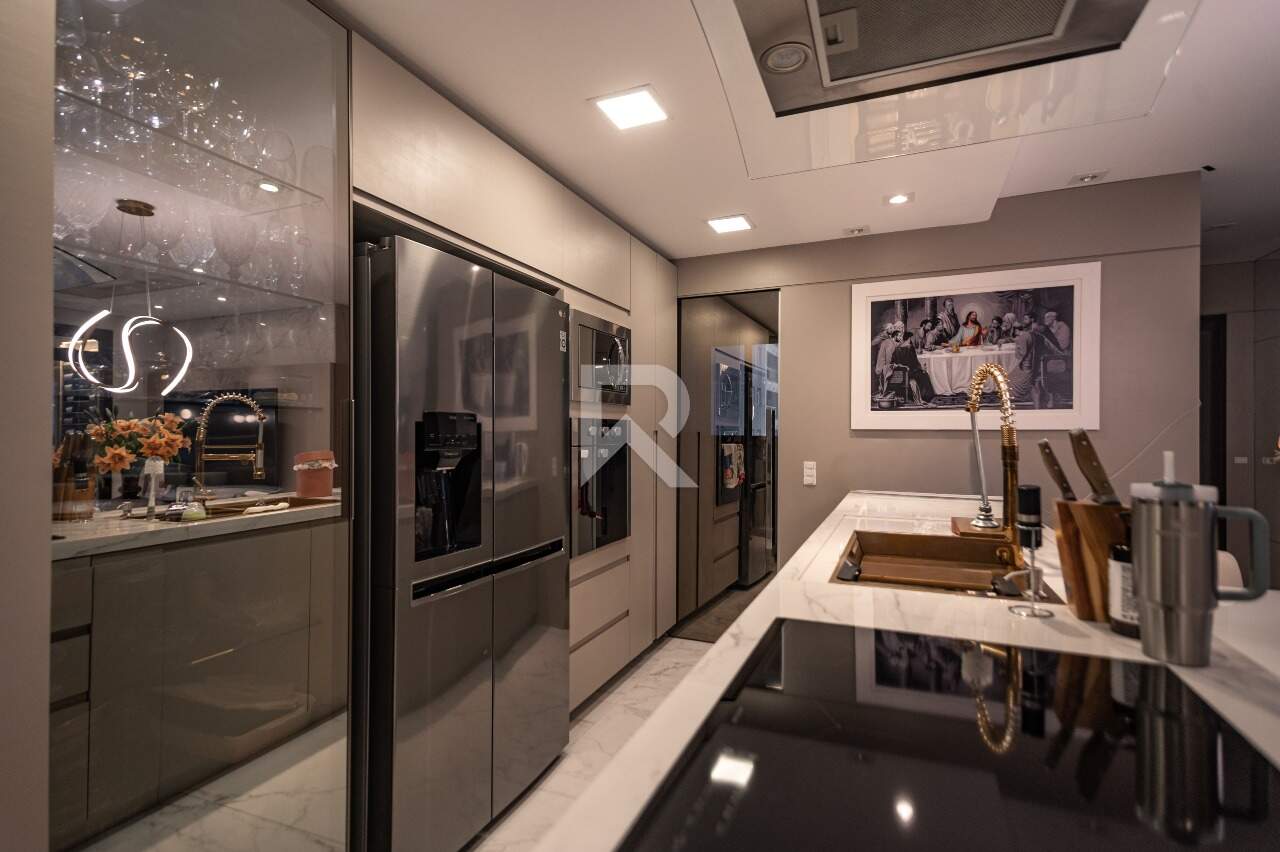 Apartamento Porteira Fechada com Sacada Gourmet, 3 quartos 2 Vagas - Ecoville Curitiba/PR miniatura 7