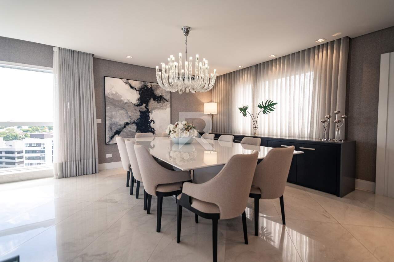 Apartamento com Vista Livre, 4 suítes 5 Vagas para locação, 373 m² - Ecoville - Curitiba/PR miniatura 12