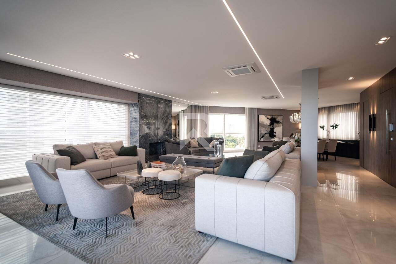 Apartamento com Vista Livre, 4 suítes 5 Vagas para locação, 373 m² - Ecoville - Curitiba/PR miniatura 2